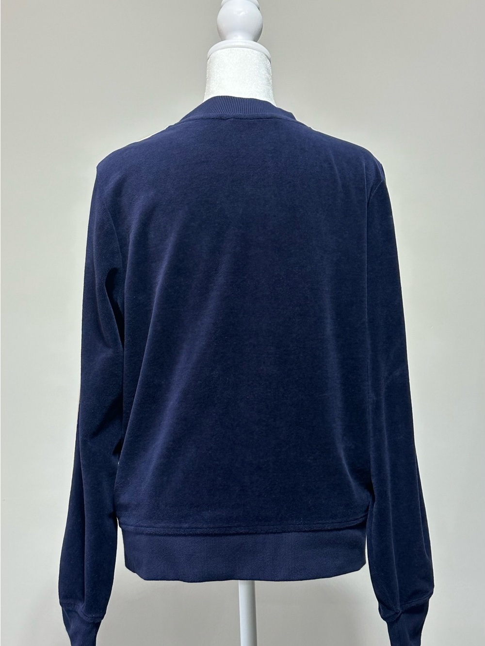 Lauren Ralph Lauren Velour Tracksuit Set Navy Blue Medium Athleisure Loungewear - Picture 5 of 13